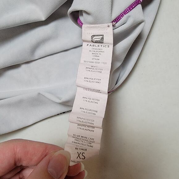 Fabletics Racerback Tank Top SZ XS - Picture 3 of 3